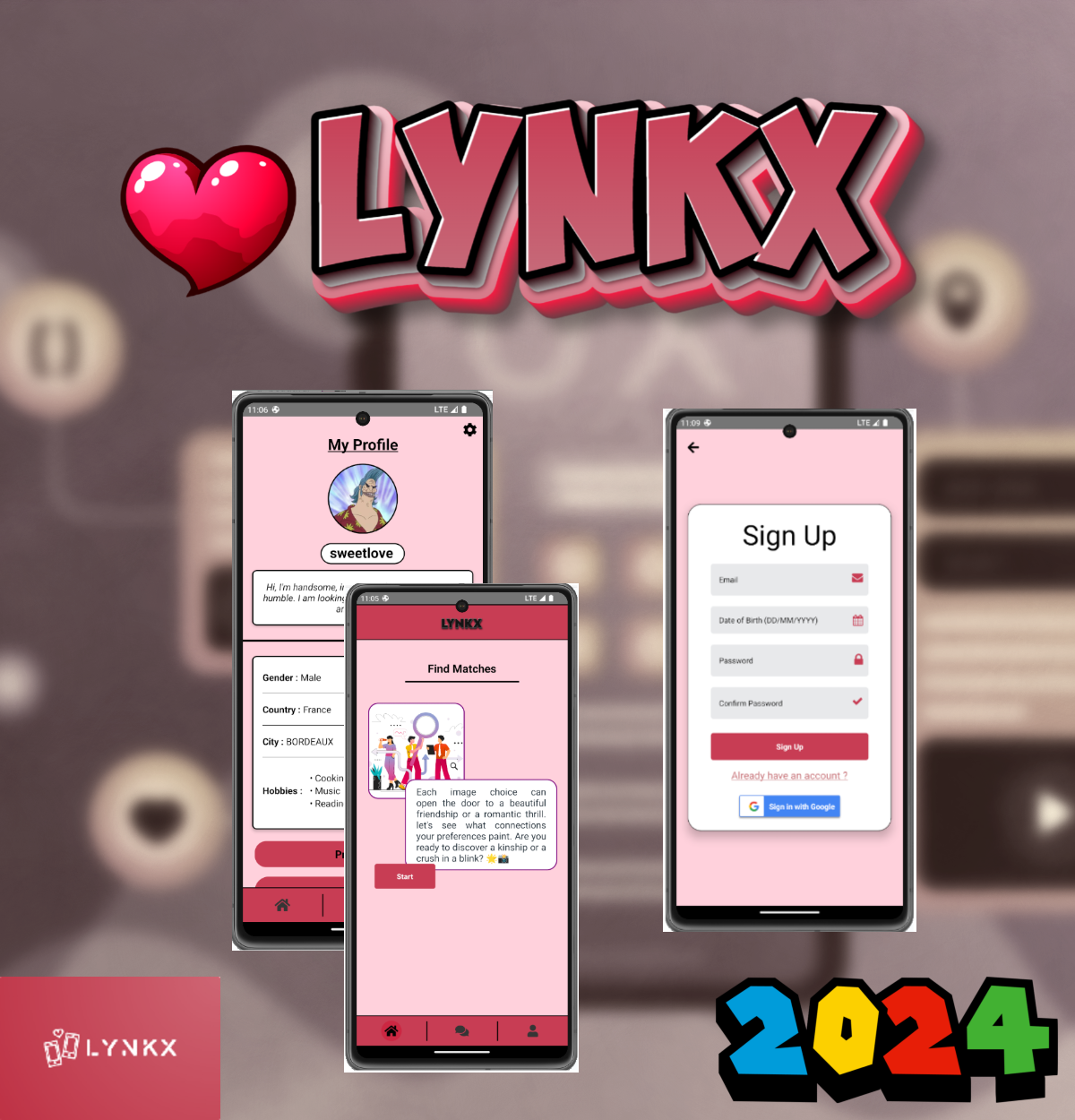 Lynkx – Image-Based Dating App